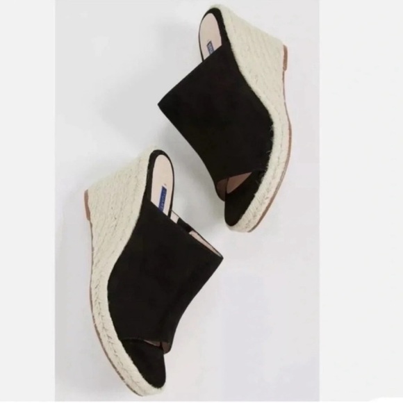 STUART WEITZMAN Marabella Suede Espadrille Wedge Sandals Size 9.5M - Picture 2 of 14